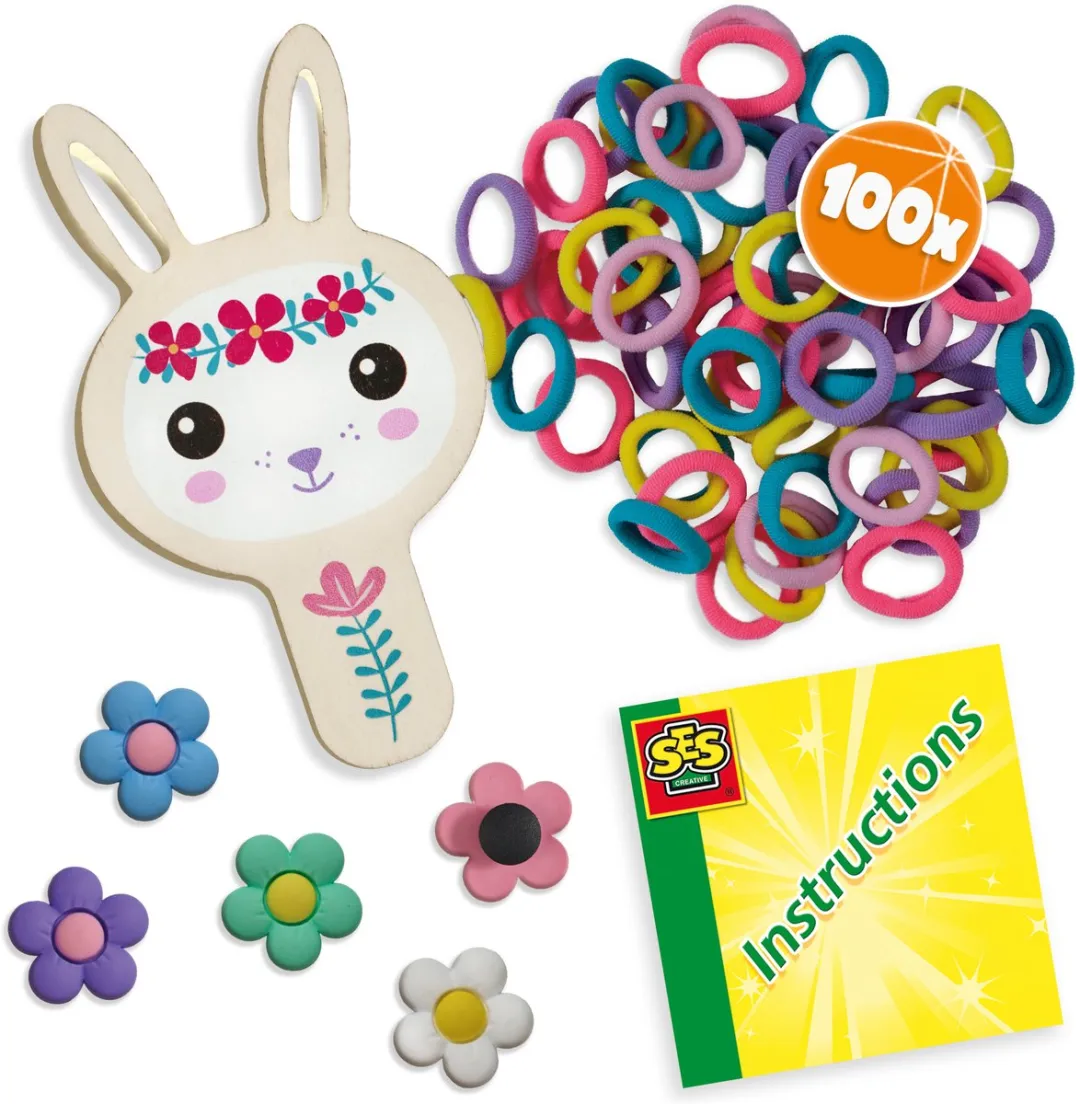 SES Creative Hobby 3-6 Soft Loom Armbanden - 7 Stuks - Meerkleurig