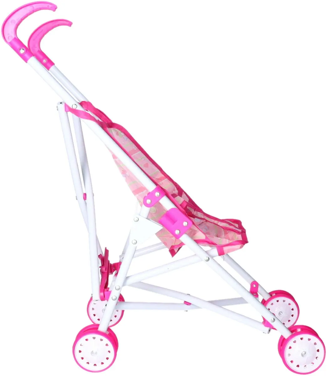 Eddy Toys Poppenwagen Roze
