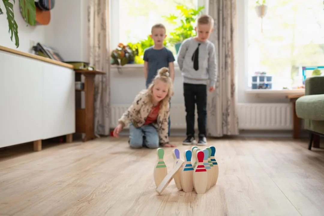BS Toys Bowling Kegelspel - 10 Kegels - Multicolor