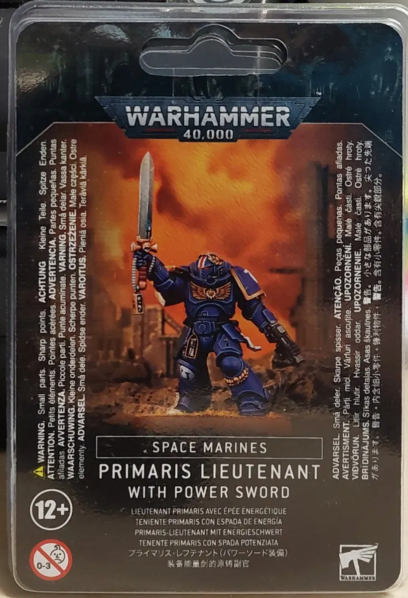 Games Workshop Warhammer 40.000 Space Marines Primaris Lieutenant Power Sword