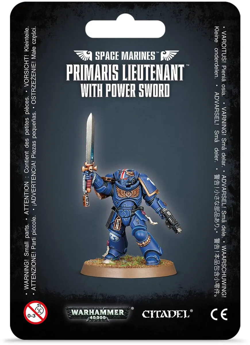 Games Workshop Warhammer 40.000 Space Marines Primaris Lieutenant Power Sword