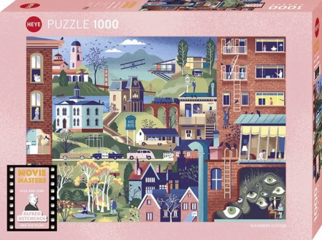 Heye Puzzel Hitchcock Films 1000 Stuks