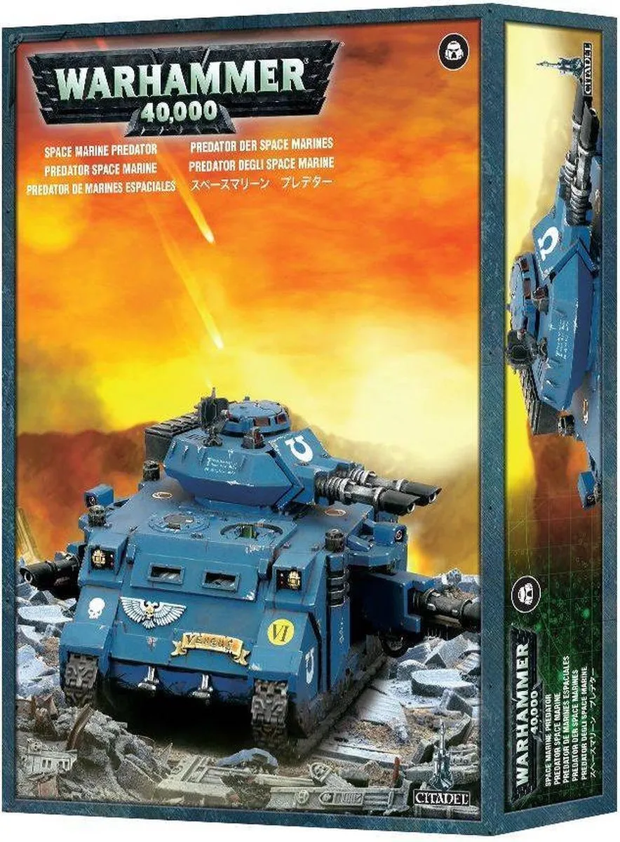 Games Workshop Space Marines Predator - 94 Onderdelen