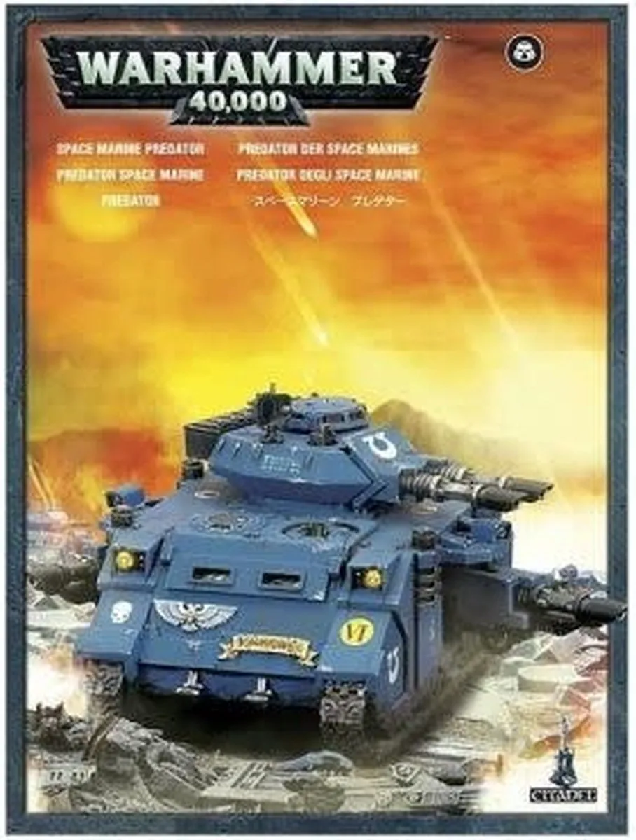 Games Workshop Space Marines Predator - 94 Onderdelen