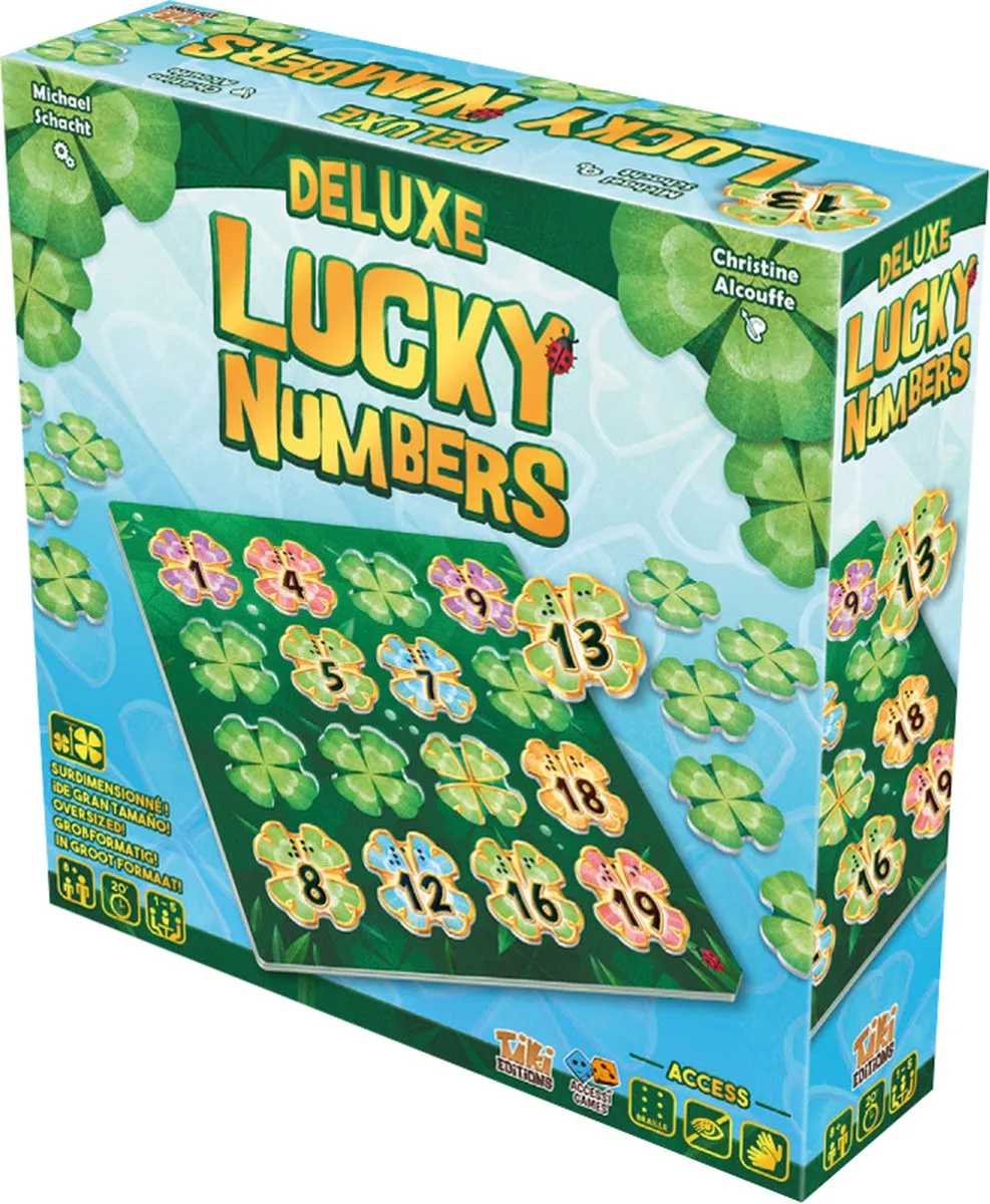 Geronimo Games Tiki Lucky Numbers Deluxe Strategisch Spel 02432