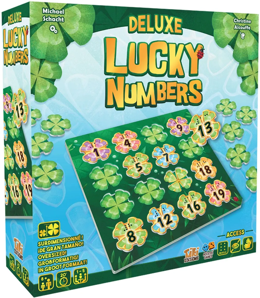 Geronimo Games Tiki Lucky Numbers Deluxe Strategisch Spel 02432
