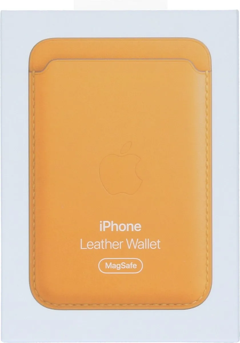 Apple - Leren kaarthouder - MagSafe - iPhone - California Poppy