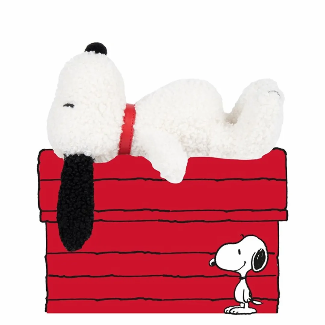 Bon Ton Toys Mini Snoopy Teddy Pluche 16cm - Wit