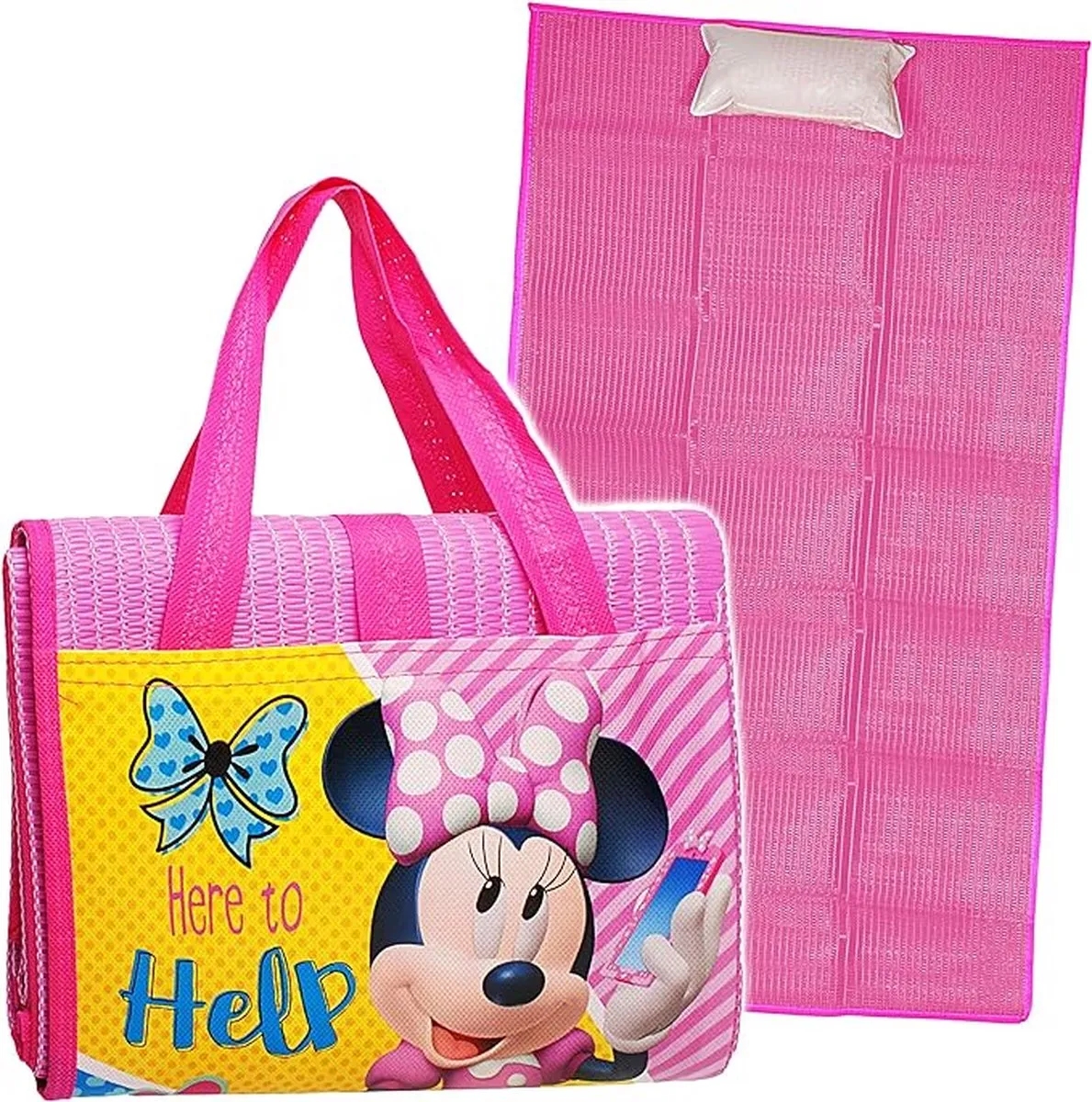 Disney Minnie Mouse Strandmat 150x75cm - Roze