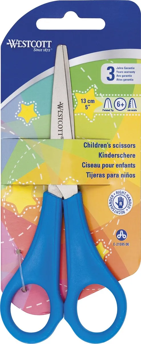 Westcott Kids Schaar 13cm - Blauw