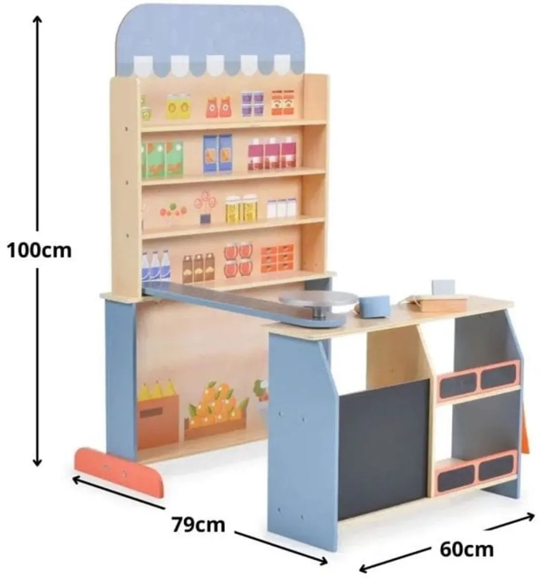 Gerardo's Speelgoed Houten Supermarkt