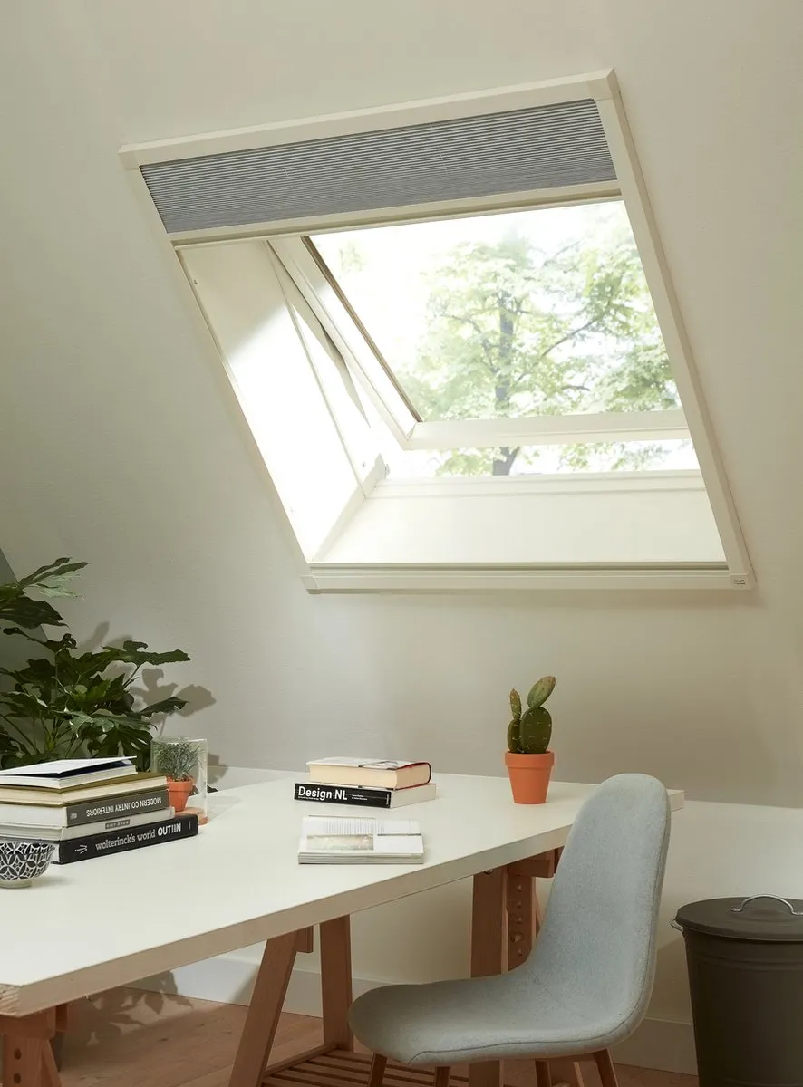 Bruynzeel Duo-Plissé S500 81x101cm - Wit - afbeelding 6 van 6