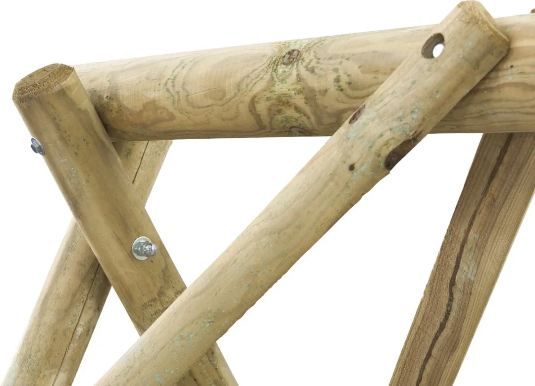 Intergard Maxine Houten Schommel - 300x220x210cm - Groen