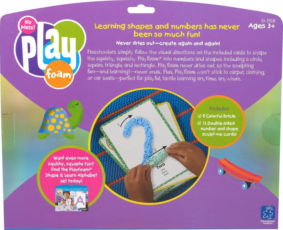 Learning Resources Playfoam Cijfers Set - Multicolor - afbeelding 6 van 6