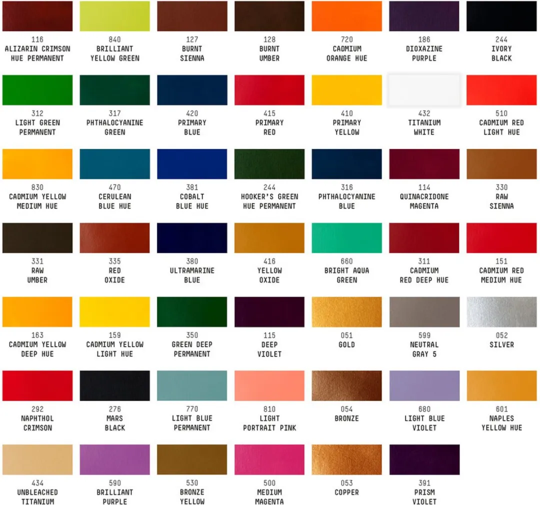 Liquitex Basics Acrylverf Set 48 Kleuren - 22ml Tubes