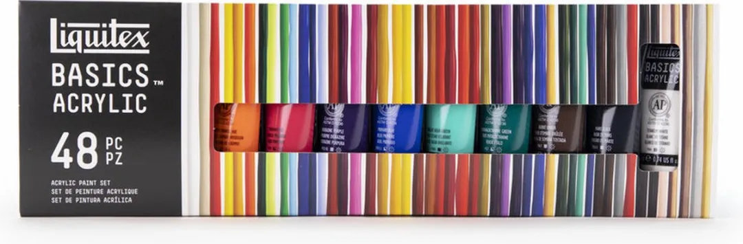 Liquitex Basics Acrylverf Set 48 Kleuren