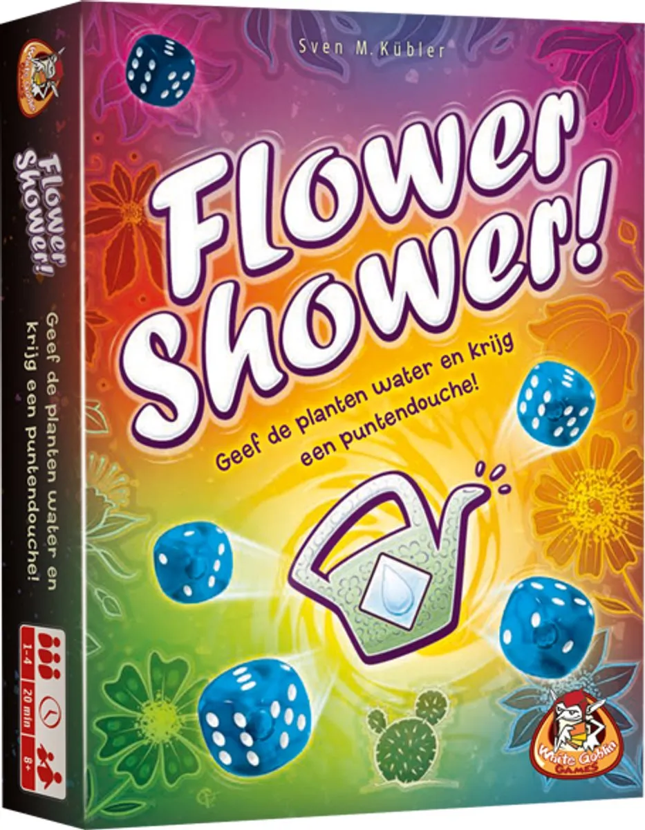 White Goblin Games Flower Shower Dobbelspel