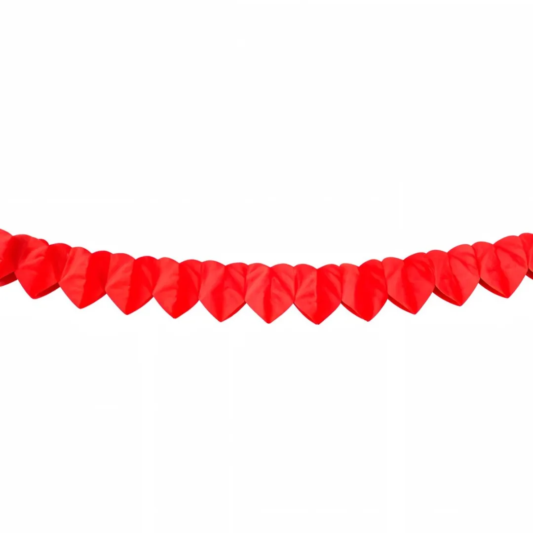 Hartjes slinger - Rood - 16m - Papier
