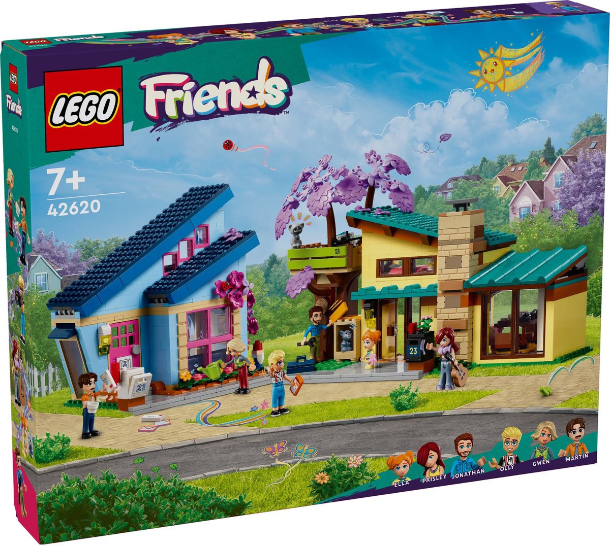 LEGO Friends Olly en Paisley's huizen - 42620
