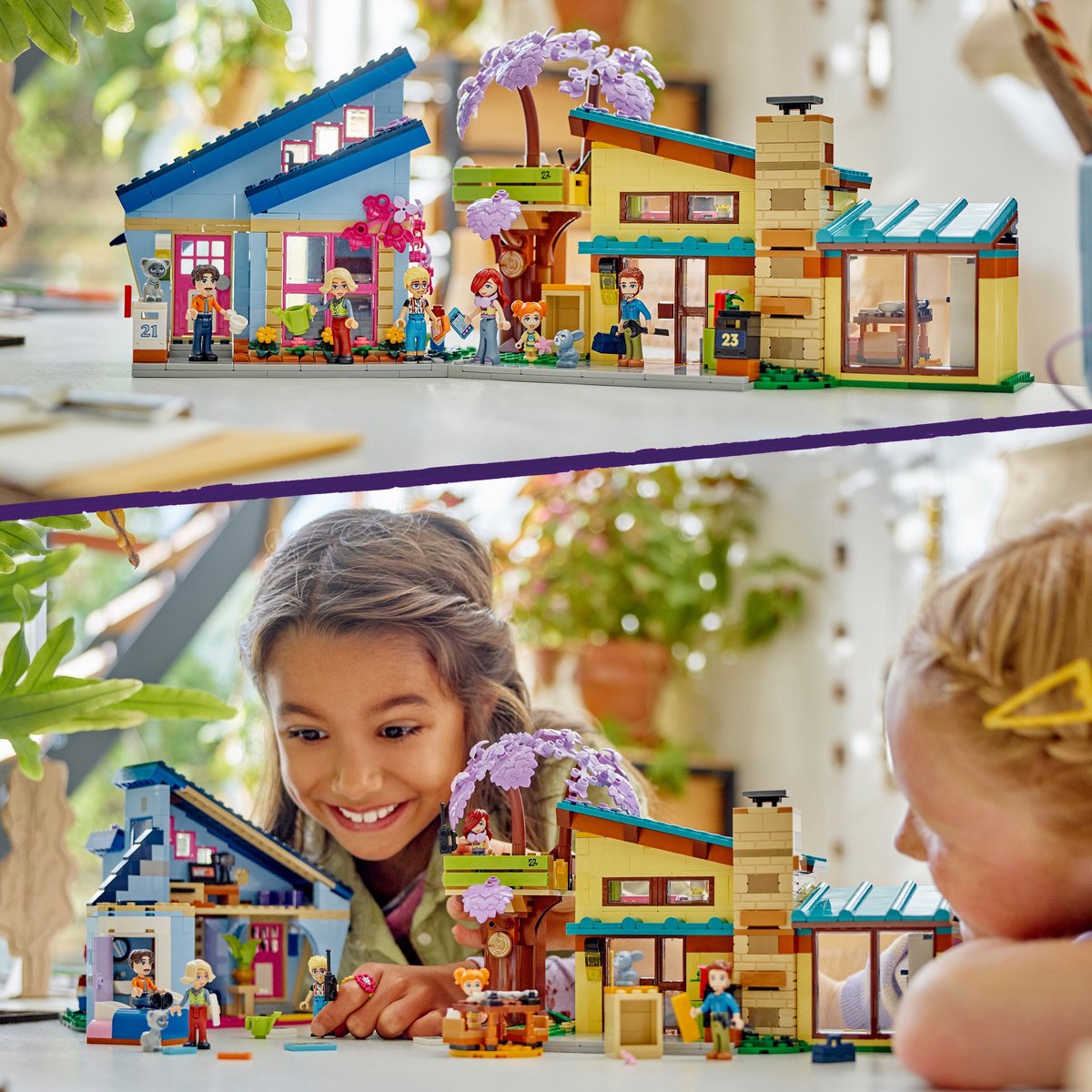 LEGO Friends Olly en Paisley's huizen - 42620