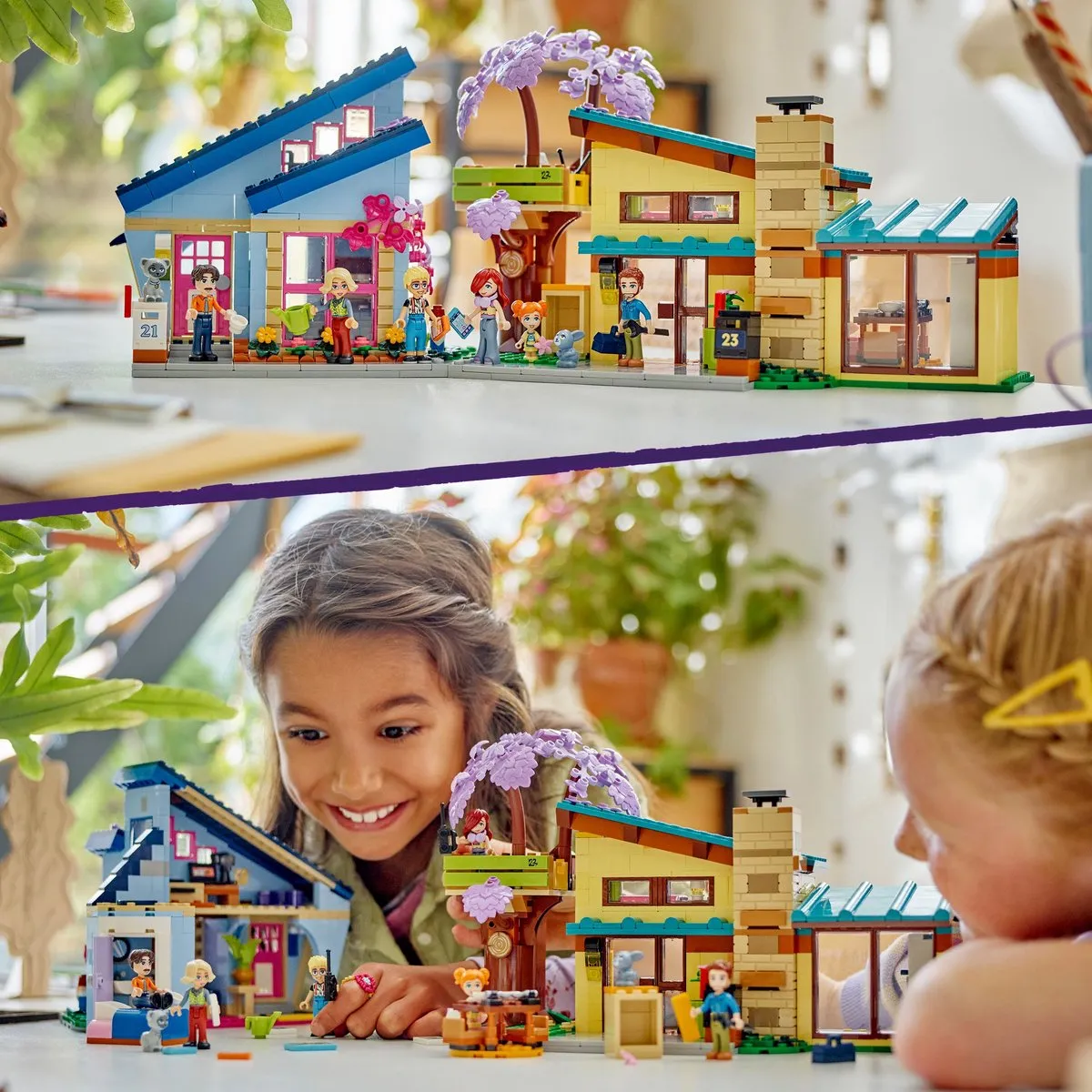 LEGO Friends Olly en Paisley's Huizen 42620 - 6 Minifiguren