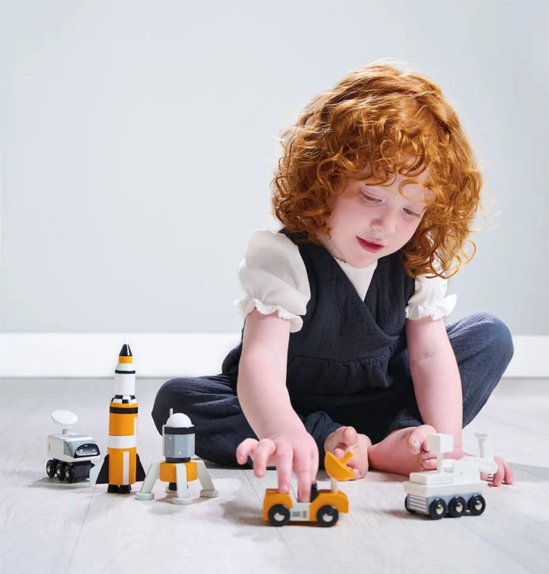 Tender Leaf Toys Ruimtevoertuigen 5 Stuks