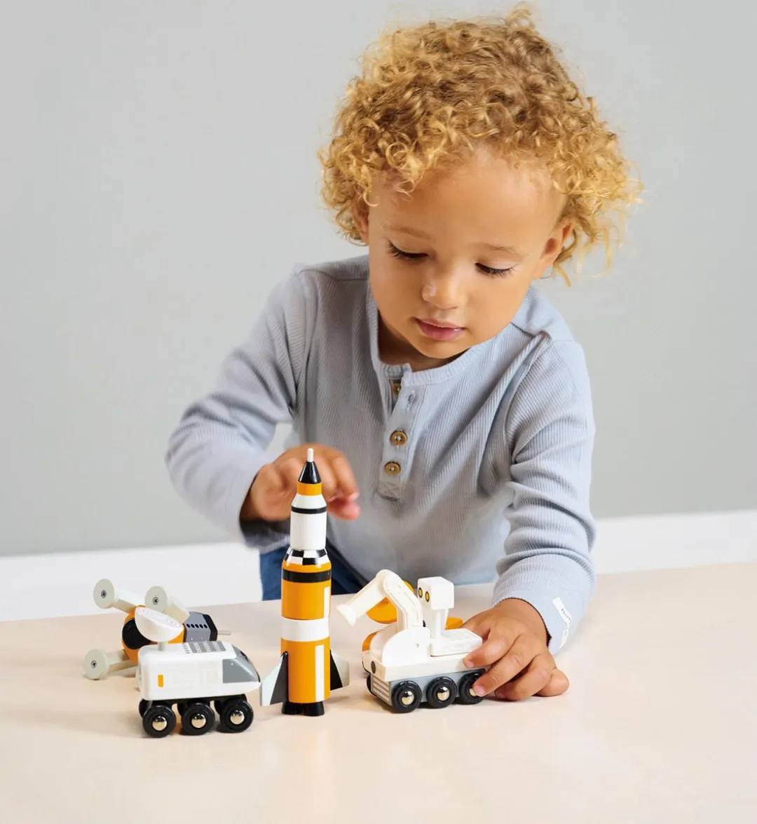 Tender Leaf Toys Ruimtevoertuigen 5 Stuks - Meerkleurig