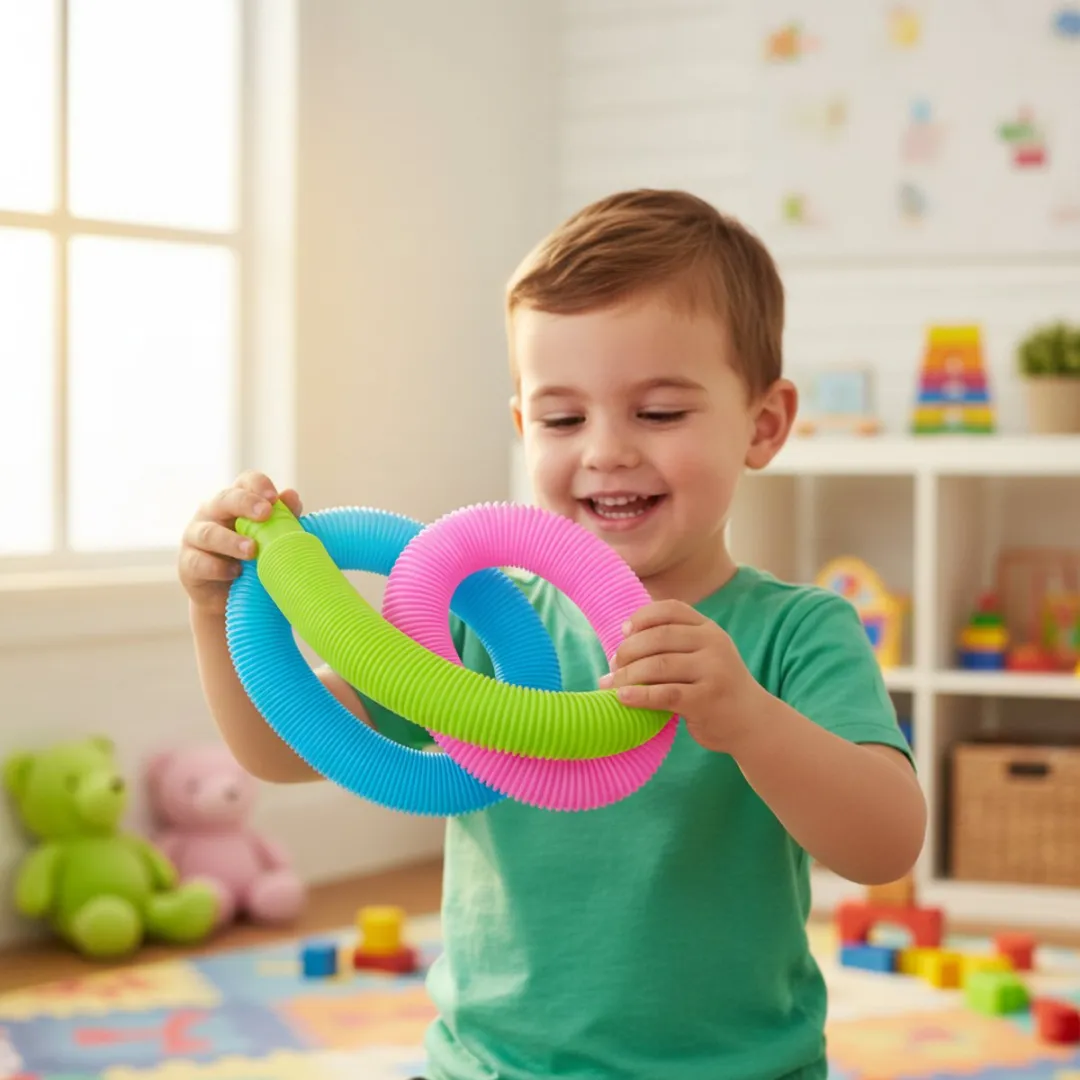 Eddy Toys Pop Tubes 4 Stuks - Multicolor