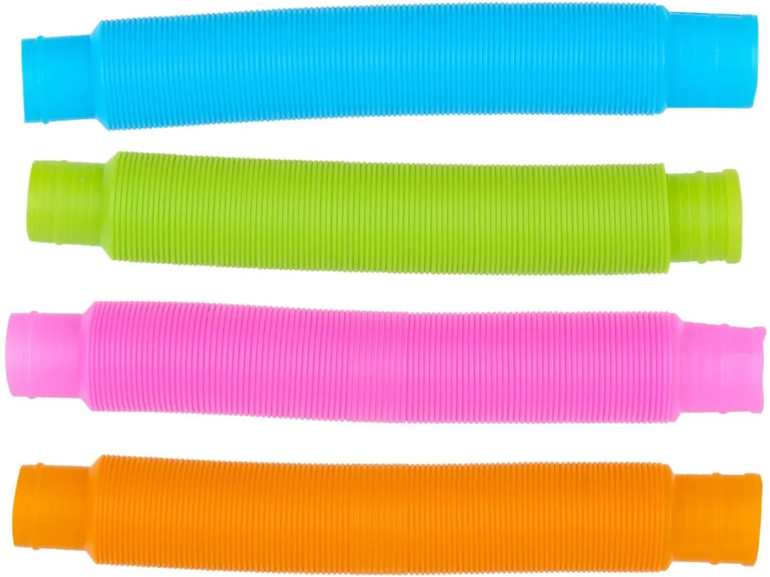 Eddy Toys Pop Tubes 4 Stuks - Multicolor