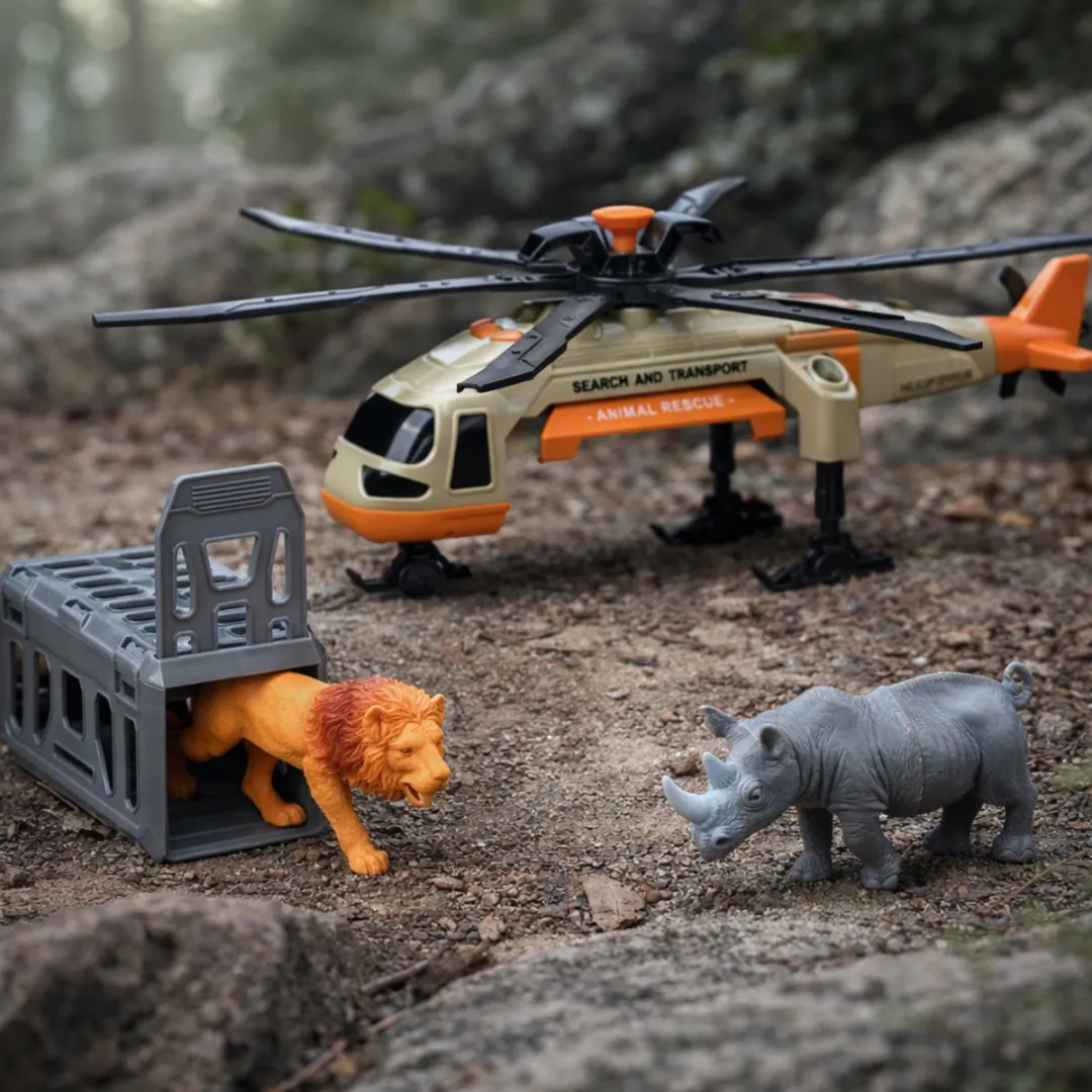 Eddy Toys Reddingshelikopter Speelgoed - Zwart