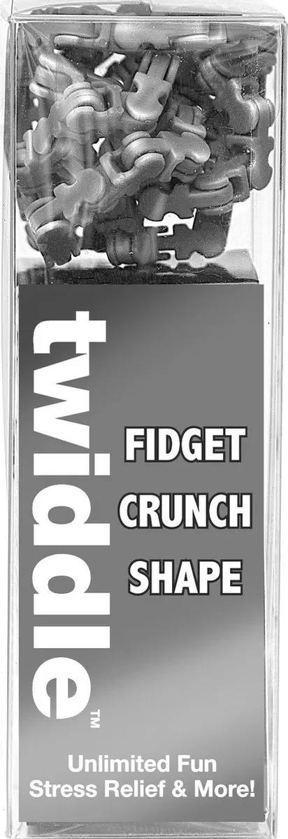 Twiddle Toys Silver Fidget Speelgoed