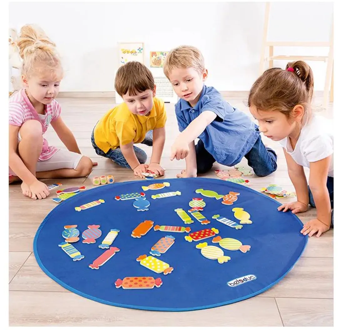 Beleduc Houten Spel Candy XXL - 45 Onderdelen - Multicolor
