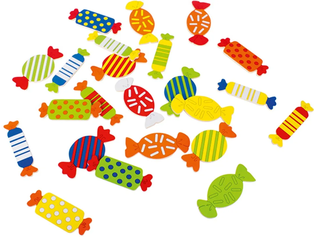Beleduc Houten Spel Candy XXL - 45 Onderdelen - Multicolor