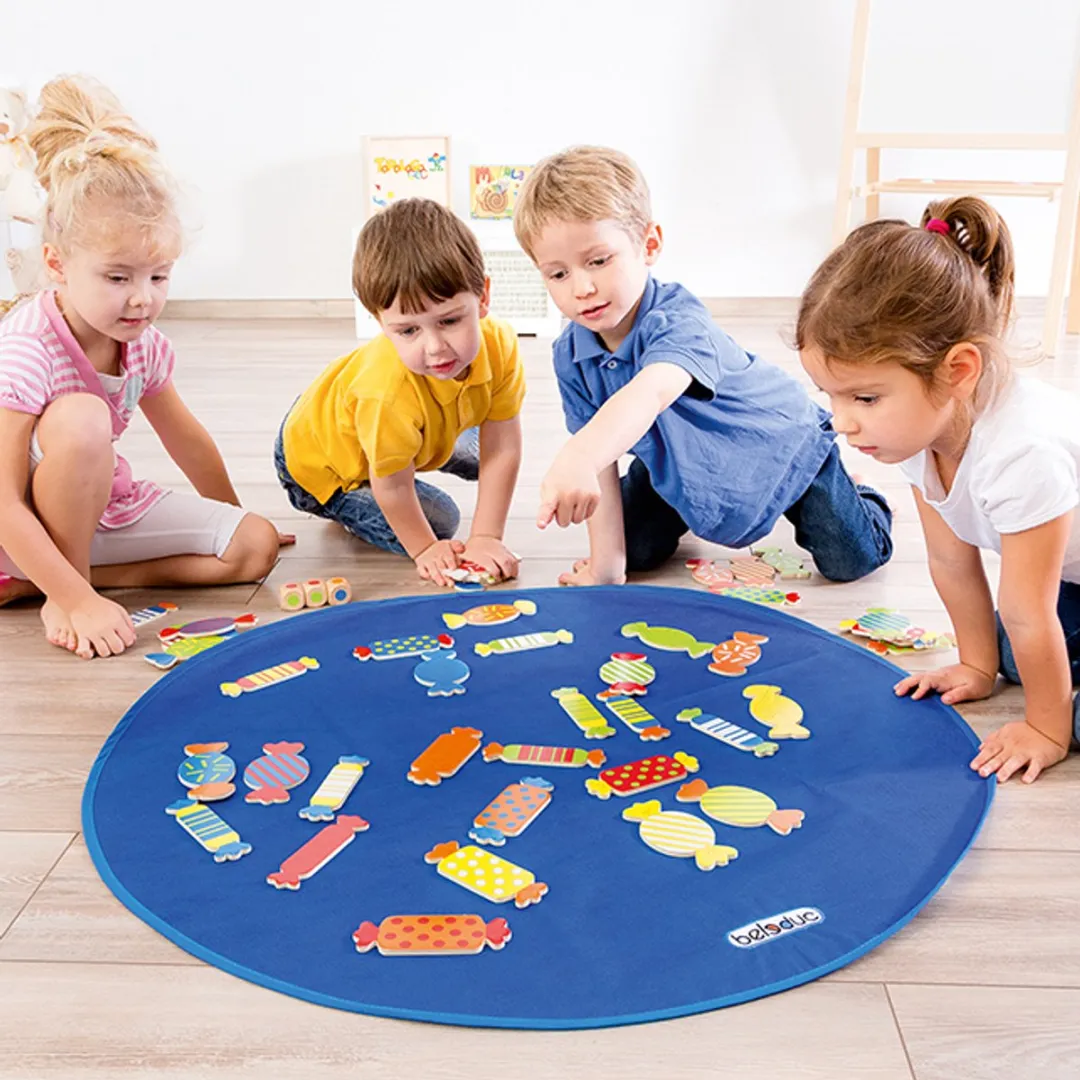 Beleduc Houten Spel Candy XXL - 45 Onderdelen - Multicolor