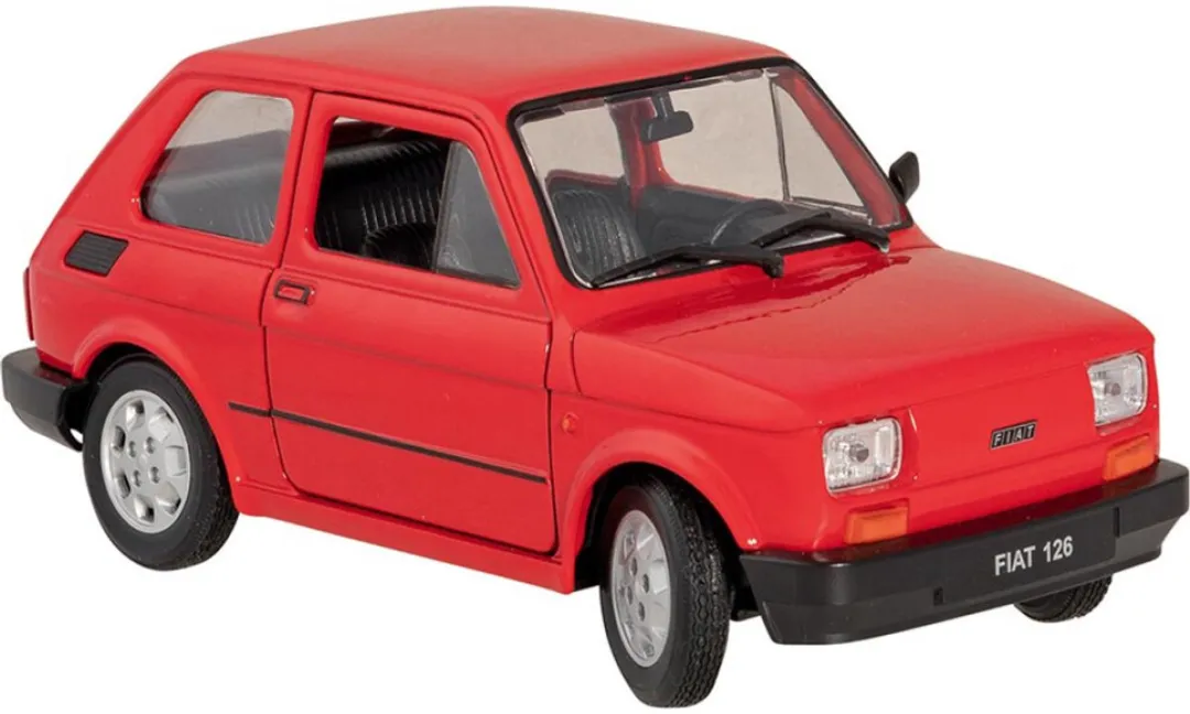 Goki Fiat 126 Schaalmodel 1:24 Multicolor