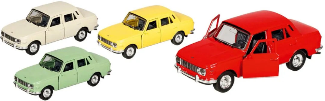 Goki Fiat 126 Schaalmodel 1:24 Multicolor