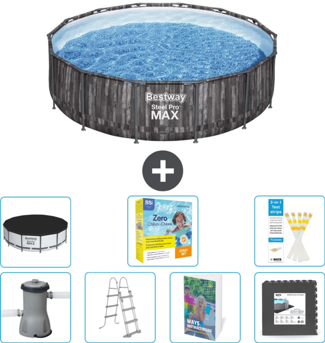 Bestway Steel Pro MAX Zwembad 427x107cm
