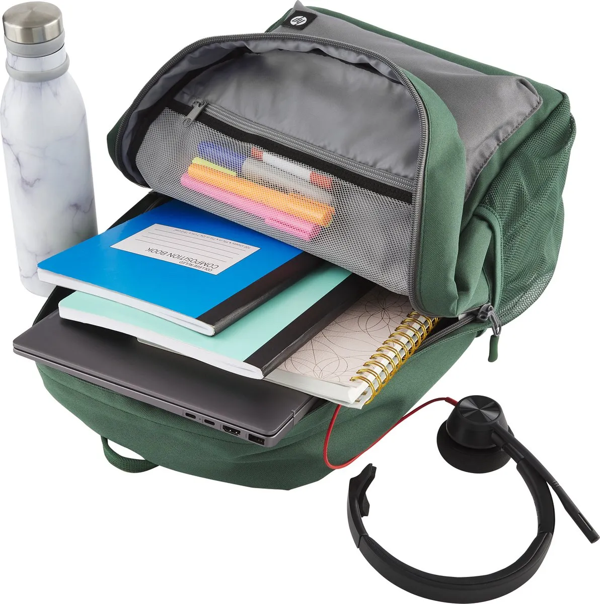 HP Campus Backpack 0197192487617 - 15 inch - Groen - afbeelding 6 van 6