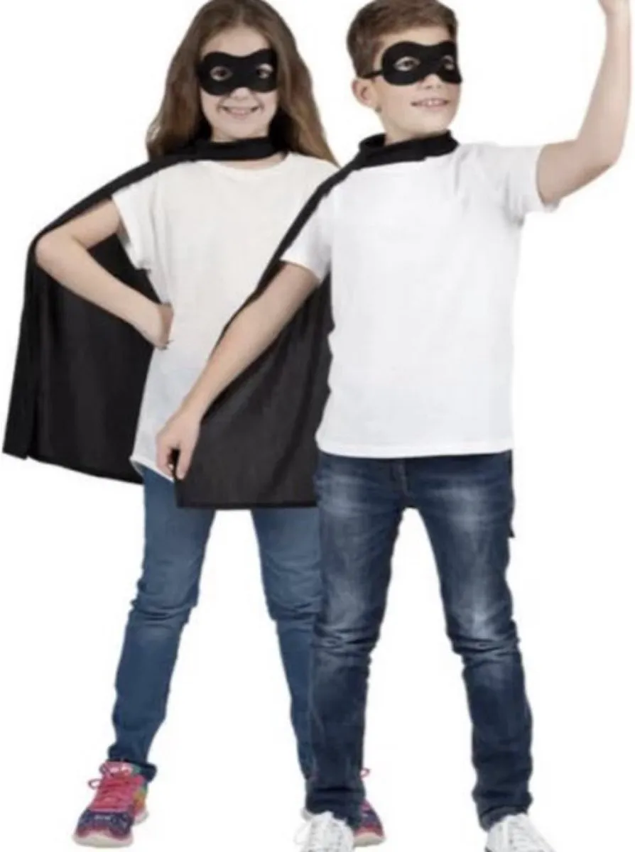 Superheld Thor Cape + Masker One Size - Dondergod - Thor Hamer - Thor thema-outfit - Kinder Thor - Kinderfeestkleding - Superheld - Cadeau - Halloween - Kind - Unisex - Avengers - Mantelpak - Gerechtigheid - Thor's kracht