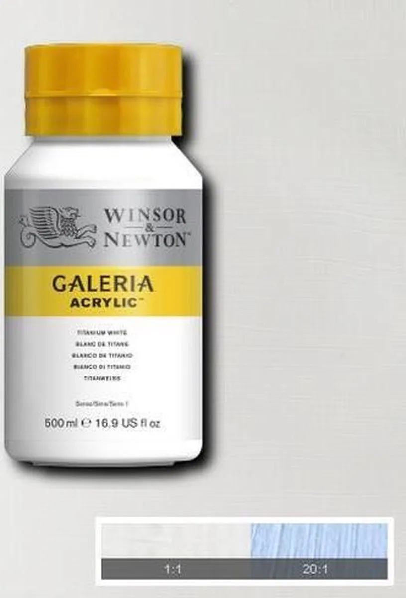 Winsor & Newton Galeria Acrylverf Titanium White 500ml