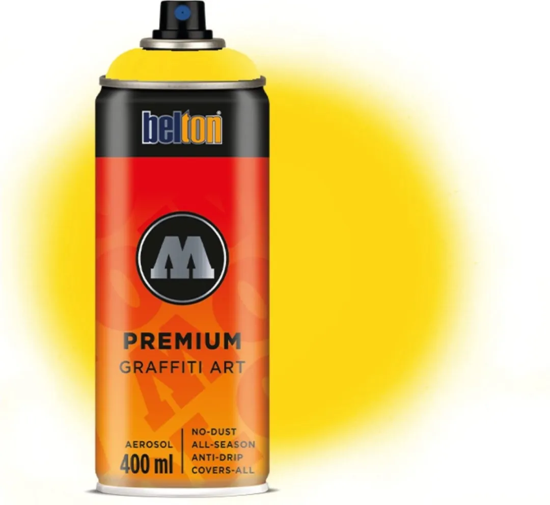 Molotow Belton Premium 400ml Spuitbus Cadmium Yellow