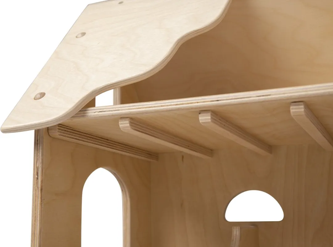Van Dijk Toys Houten Boerderij 7505 - Naturel