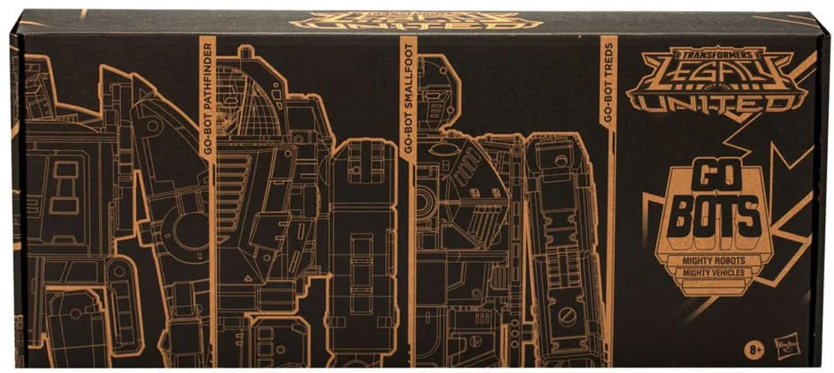 Hasbro Transformers Legacy United Go-Bot Guardians 3-Pack - Action Figure - 14cm - Multicolor