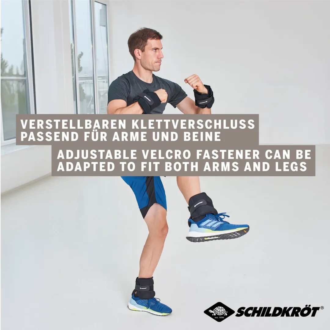 Schildkröt Pols- en Enkelgewichten 2x 1.0kg - Multicolor