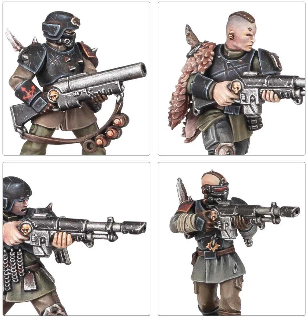 Games Workshop Warhammer 40K Chaos Space Marine Traitor Guardsmen Squad 108 Onderdelen