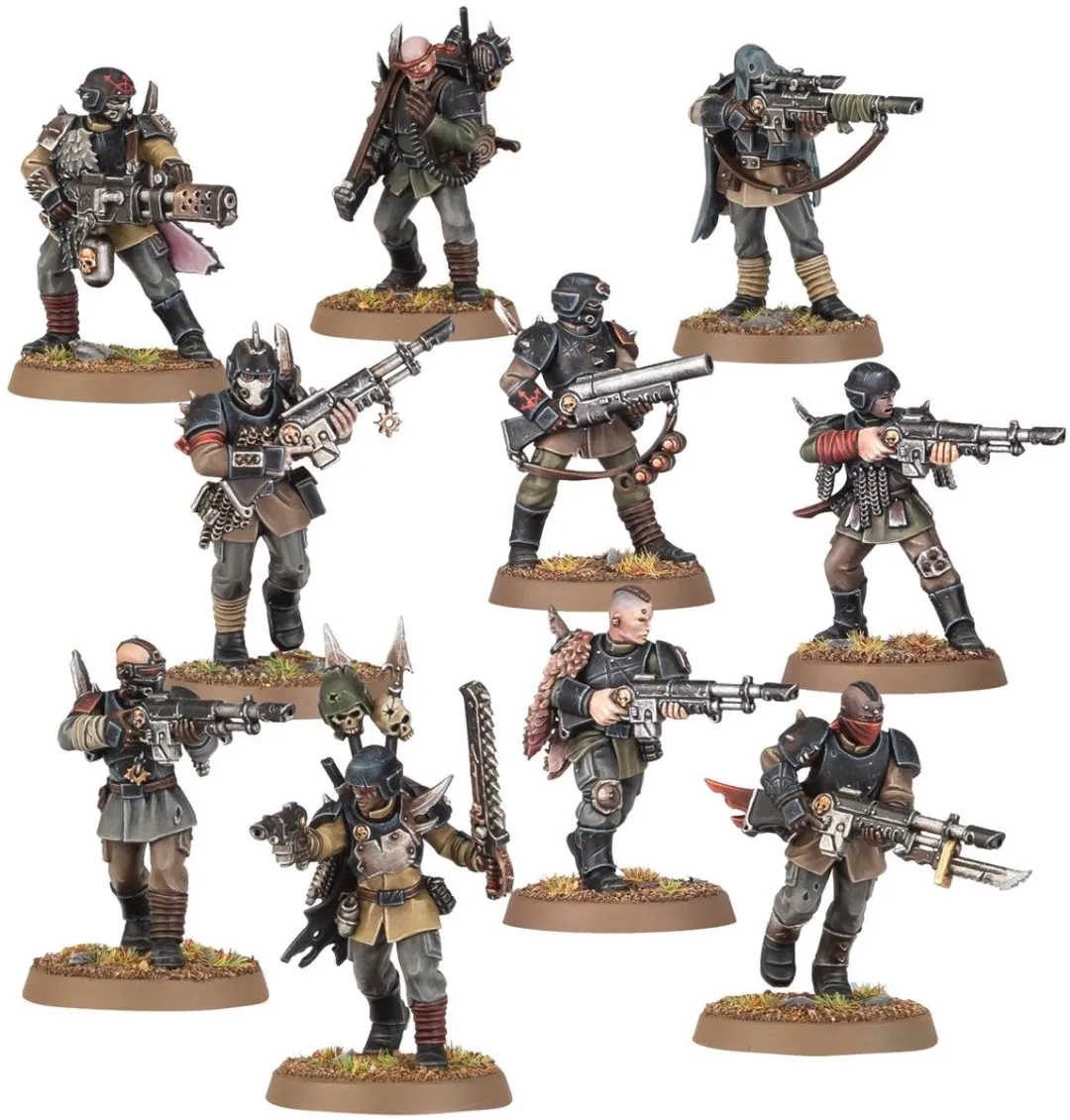 Games Workshop Warhammer 40K Chaos Space Marine Traitor Guardsmen Squad 108 Onderdelen