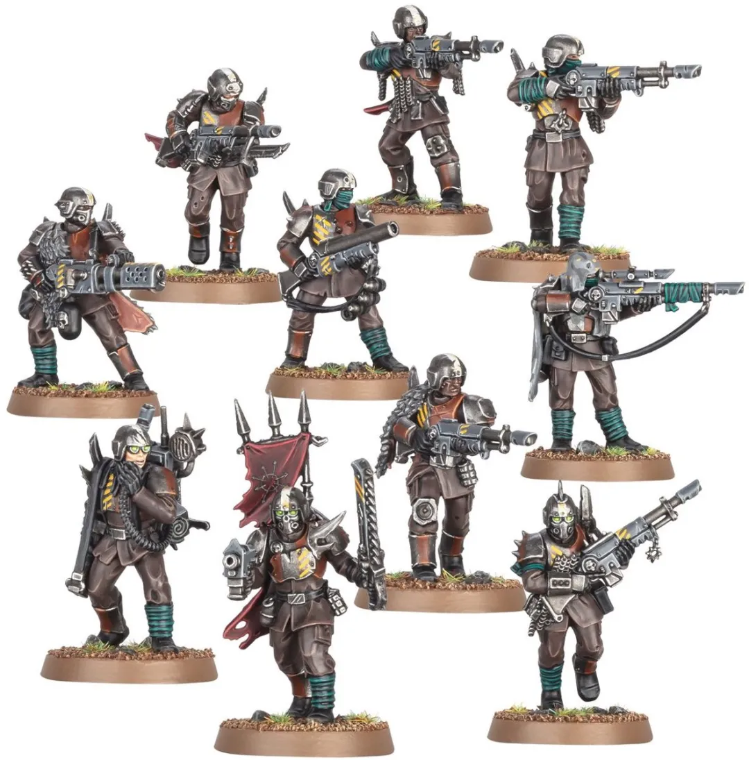 Games Workshop Warhammer 40K Chaos Space Marine Traitor Guardsmen Squad 108 Onderdelen