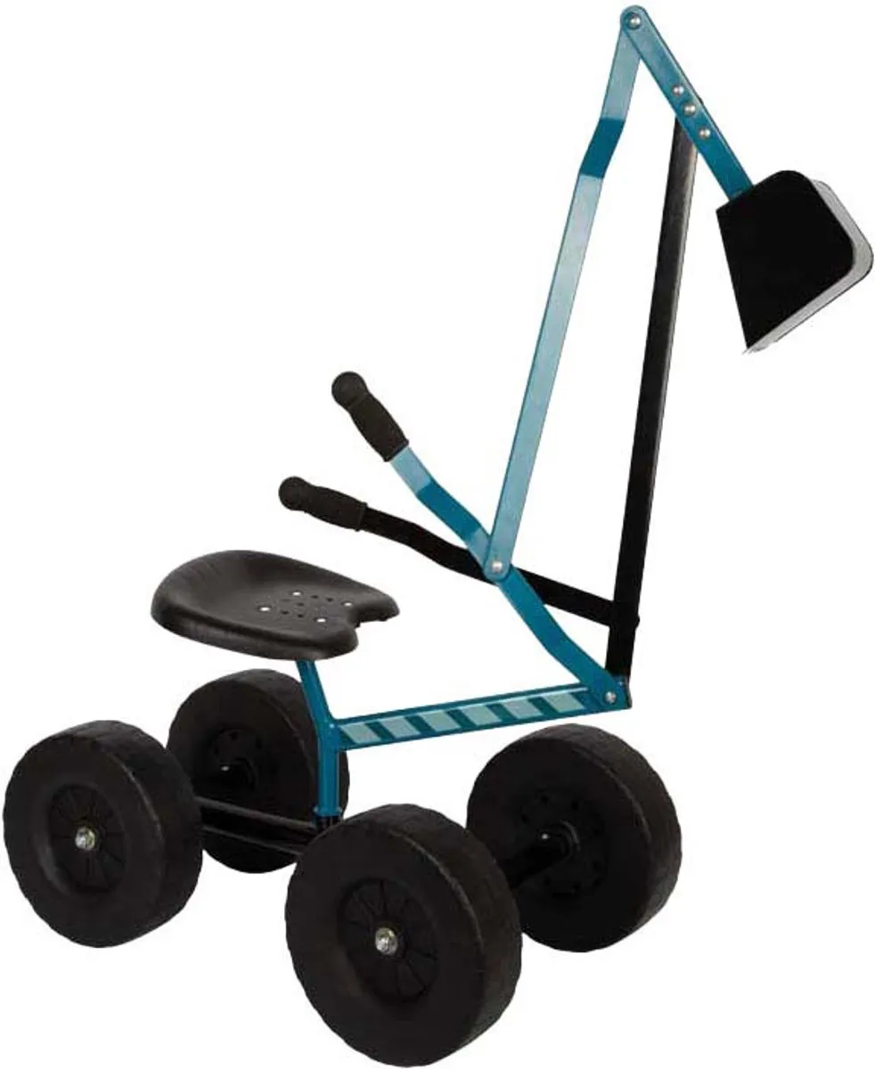 Small Foot Graafmachine met Wielen 12798 - Blauw - afbeelding 4 van 6
