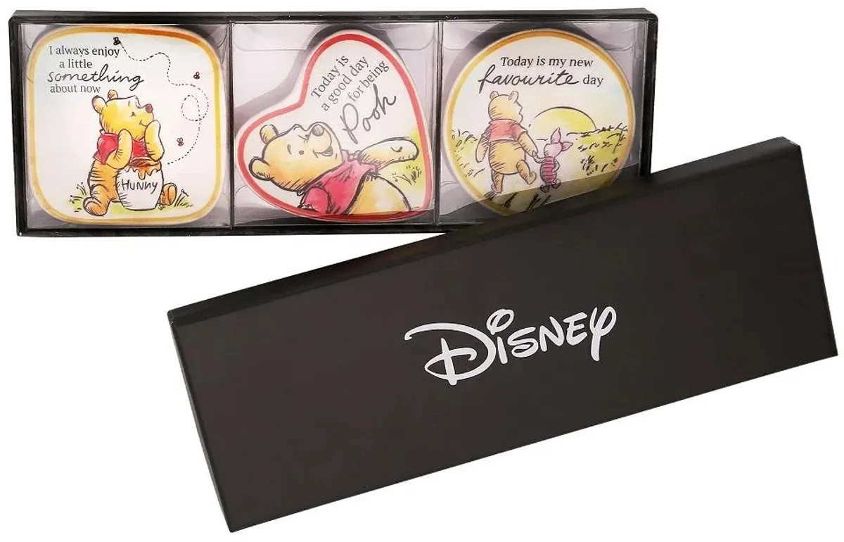 Disney Winnie de Pooh 3-delige Mini Trinket Set - Multicolor