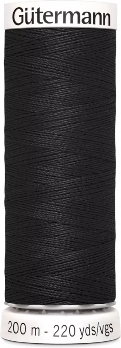 Gutermann Naaigaren 200m - Zwart